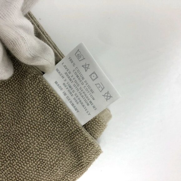 HERMES fringe Yachting logo Beach towel cotton Gray Based - Picture 15 of 15